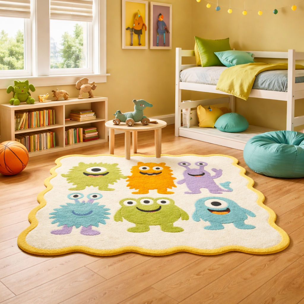 BENI - Hand Tufted Kids Carpet